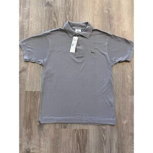 Men's Lacoste Gray Short Sleeve Polo Size 3 - NWT